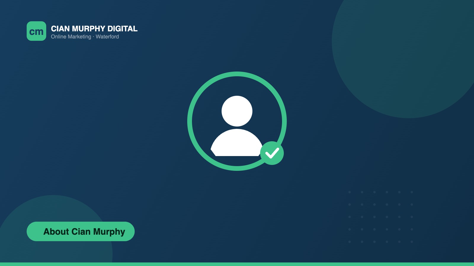 Cian Murphy, digital marketing specialist in Waterford