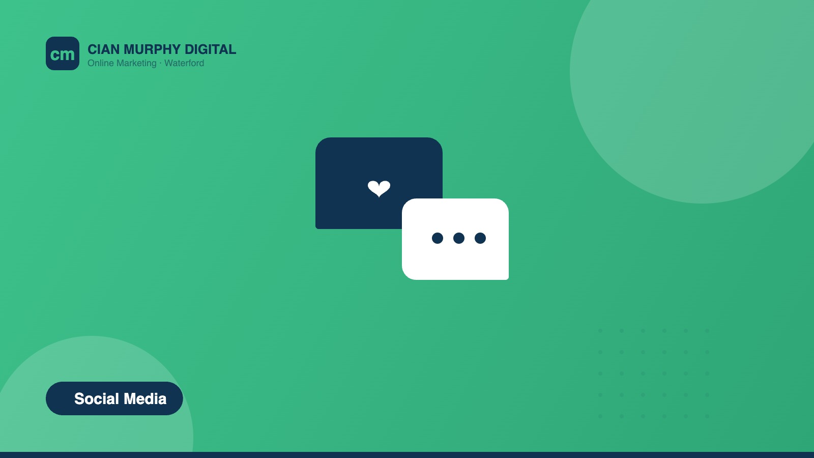 Paid social media campaign results for a Waterford business